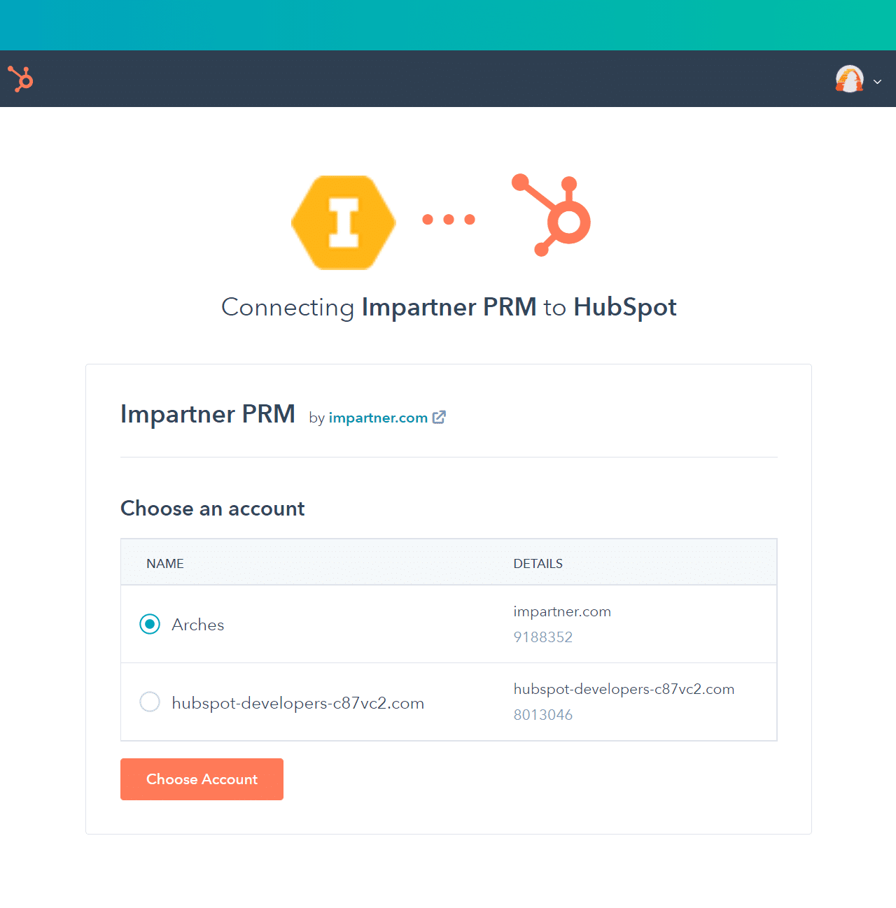 Connecting Impartner PRM to HubSpot