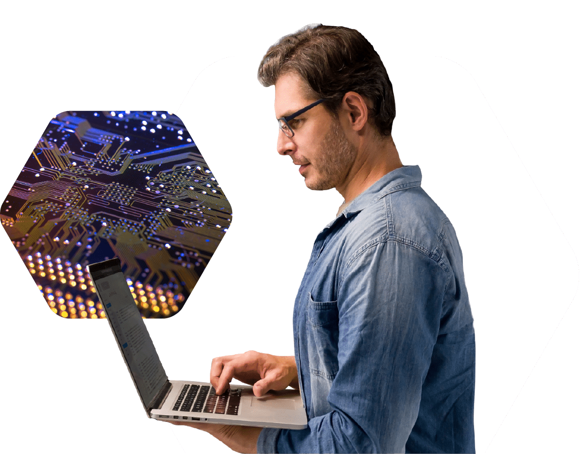 Cyber Security hero guy